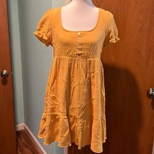 Mustard dress